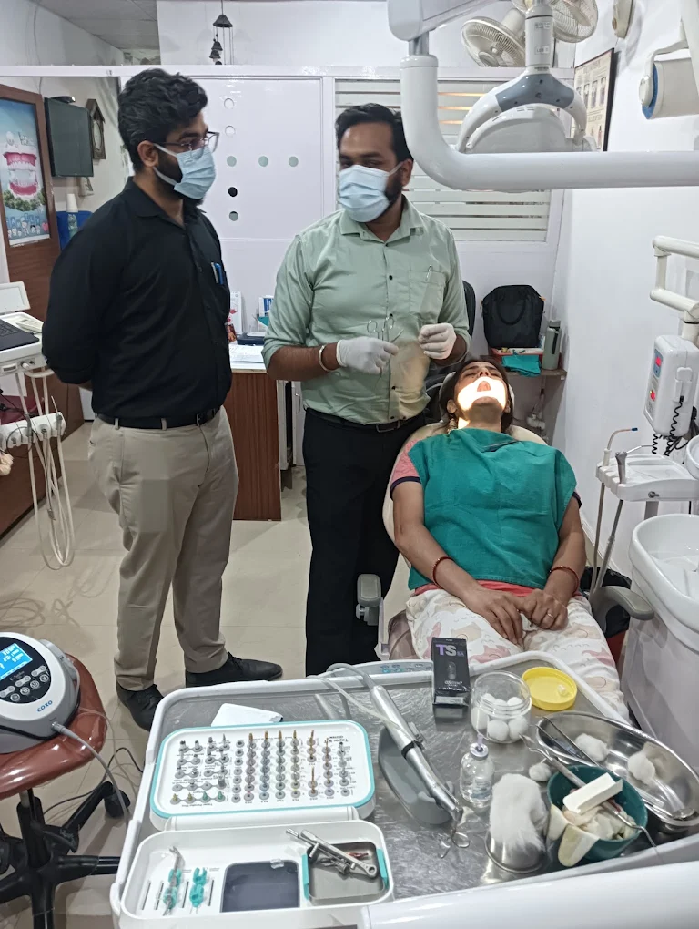 Implant procedure in progress
